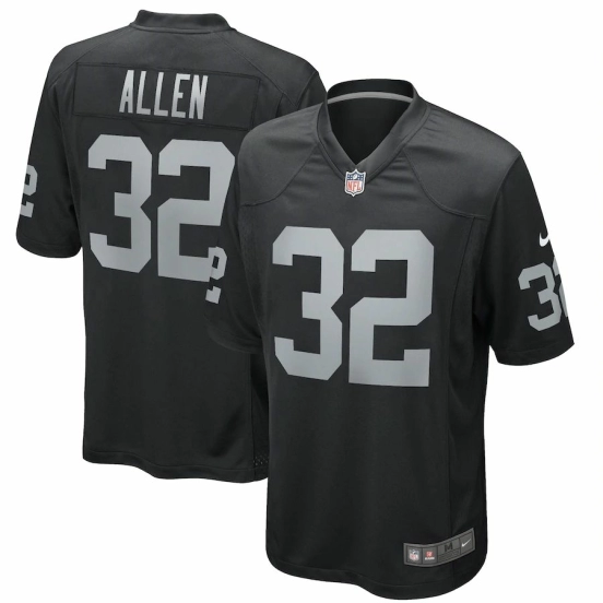 Men's Marcus Allen Black Retired Player Limited Team Jersey
