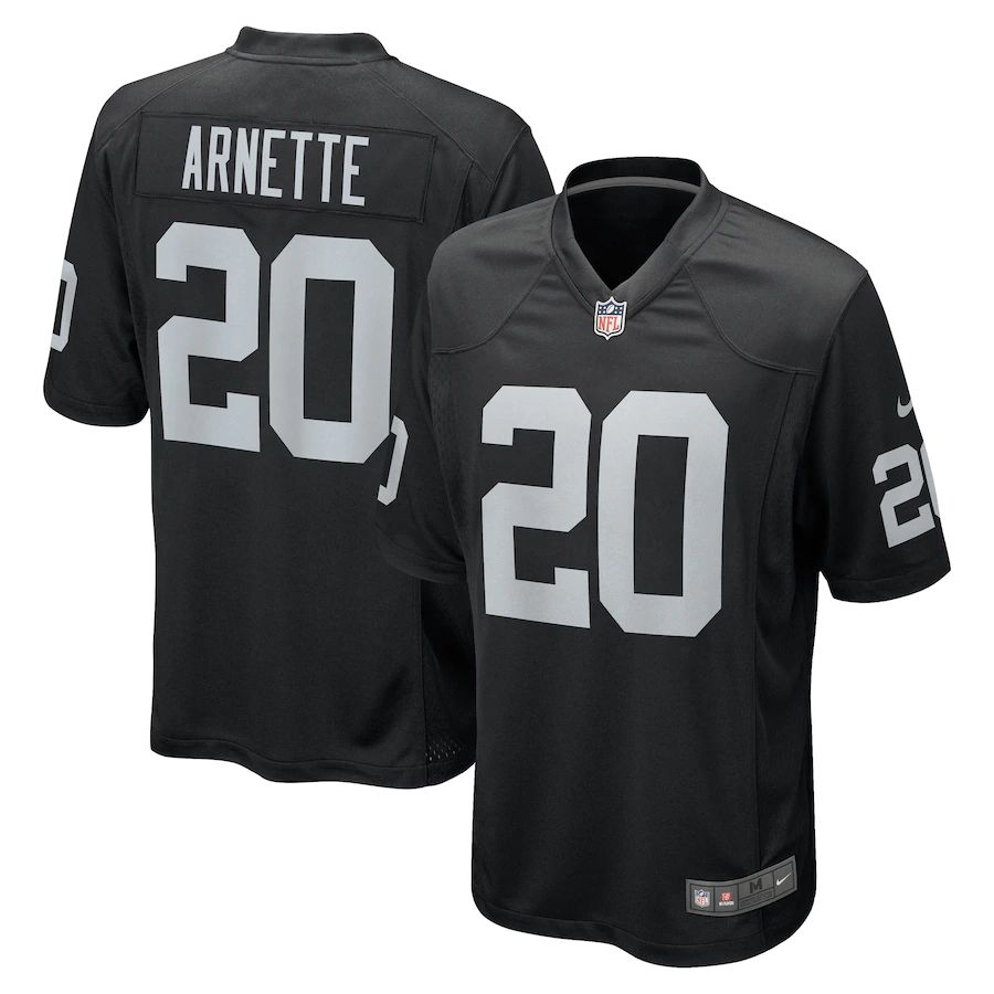 Men's Damon Arnette Black 2020 Draft First Round Pick Player Limited Team Jersey