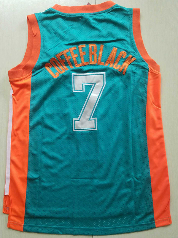 Flint Tropics 7 Coffee Black Basketball Jersey Semi Pro Team New