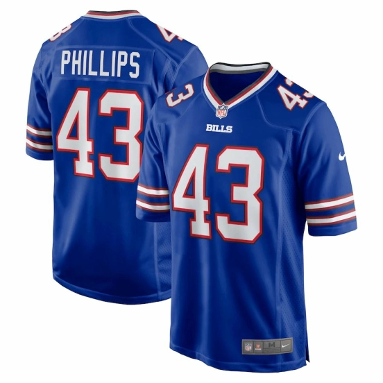 Men's Del'Shawn Phillips Royal Player Limited Team Jersey