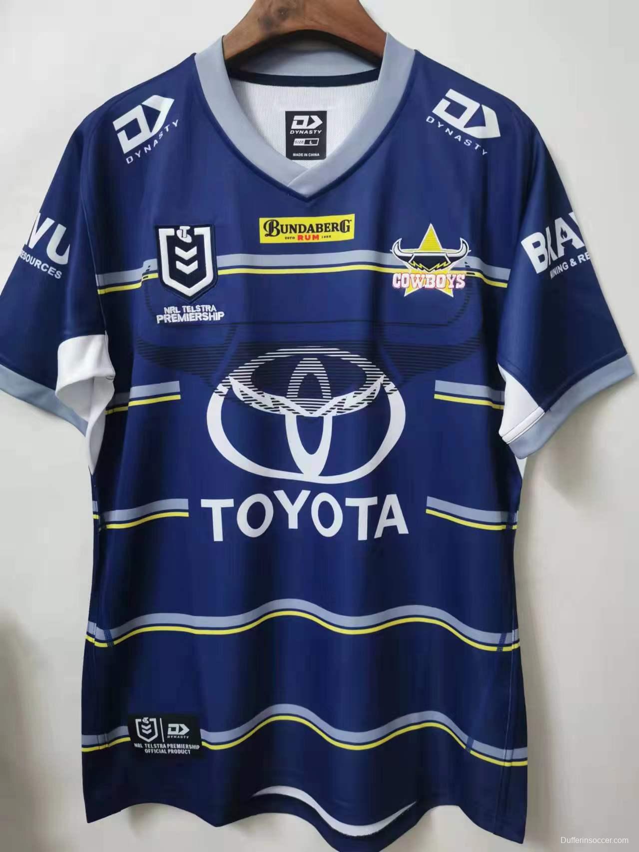 North Queensland Cowboys 2022 Men's Home Rugby Jersey