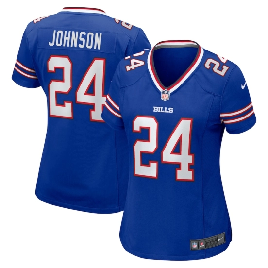 Women's Taron Johnson Royal Player Limited Team Jersey
