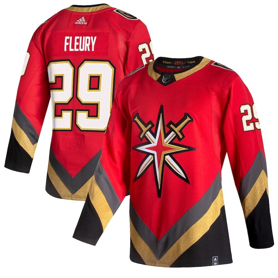 Women's Marc-Andre Fleury Red 2020-21 Reverse Retro Player Team Jersey