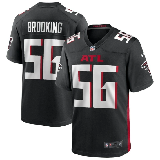 Men's Keith Brooking Black Retired Player Limited Team Jersey