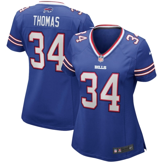Women's Thurman Thomas Royal Retired Player Limited Team Jersey