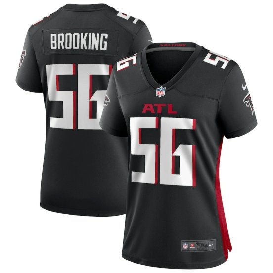 Women's Keith Brooking Black Retired Player Limited Team Jersey