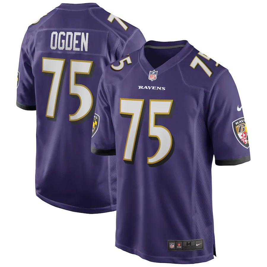 Men's Jonathan Ogden Purple Retired Player Limited Team Jersey