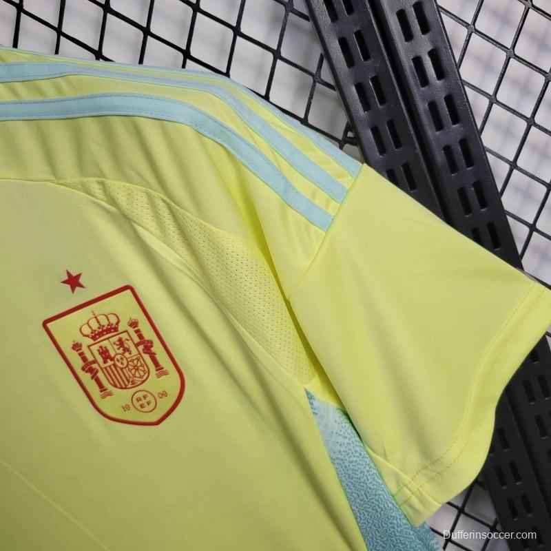 2024 Spain Away Yellow Jersey
