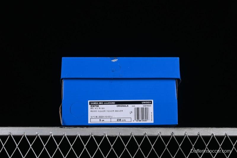 Adidas JJJJound x Samba OG Minimalist Luxury Collaboration Casual Sneakers - ID8708