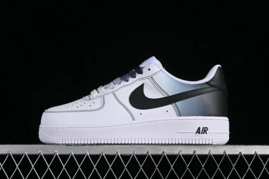 Nike Air Force 1 '07 Low Custom Anime Theme Gradient Brown Swoosh Casual Sneakers - FN0366-103