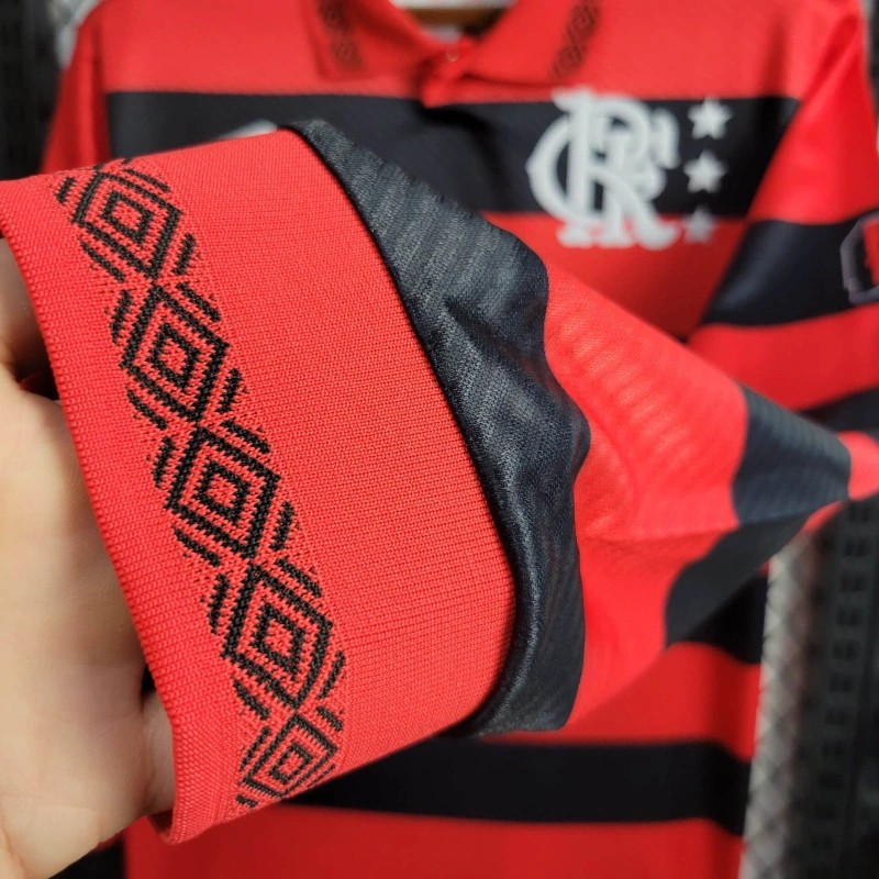 Retro 94/95 Flamengo Home Long Sleeve Jersey
