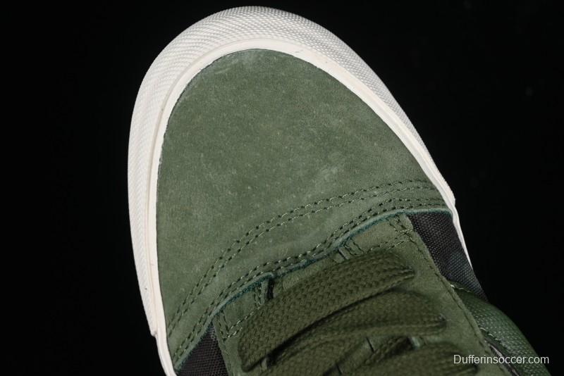 Vans Classics Knu Skool Camo Army Green Chunky Tongue Platform Sneakers - VN0007QC0WD