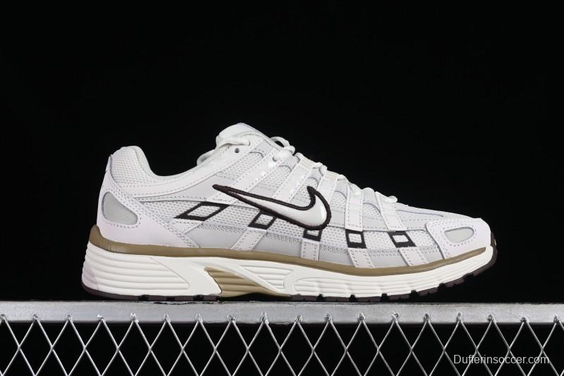 Nike P-6000 Retro Casual Sport Dad Shoes with Layered Design and Lightweight Body - HF0728-201