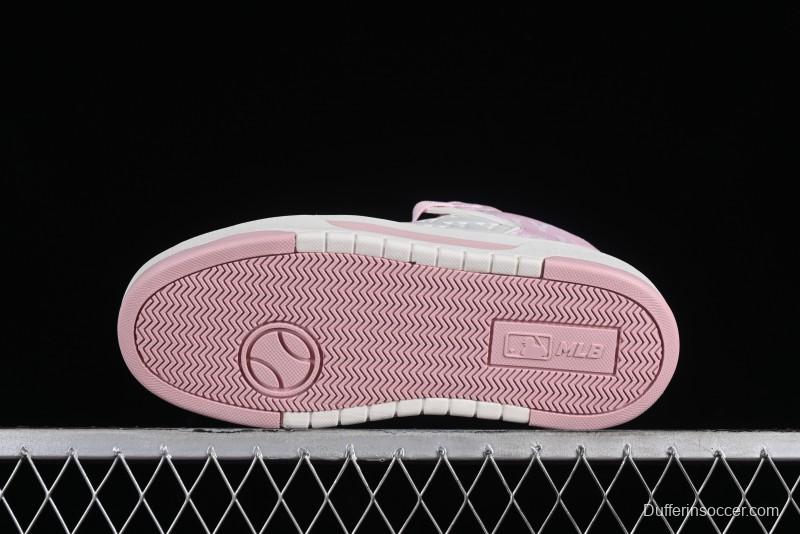 MLB NY Chunky Liner New York Yankees Velcro Print Logo Lightweight Platform Casual Sneakers - 3ASXCMM4N50PKS