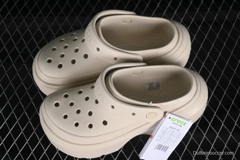 Crocs Classic Clog Snow House Retro Beach Clogs with Adjustable Heel Strap - B.D4