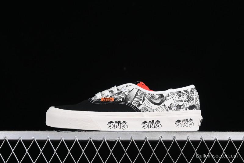 Vans Og Authentic Lx Low-Top Casual Skate Shoes - VN0A4BV9676