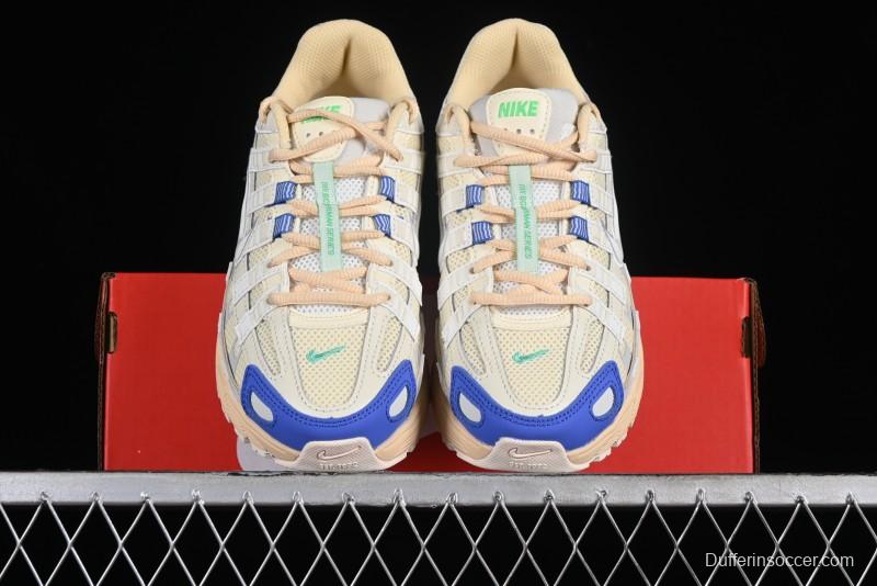Nike P-6000 Retro Casual Sneakers with Layered Design and Ultra-Lightweight Body - FJ5443-113