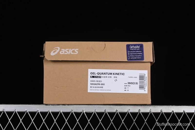 Asics Gel-Quantum Kinetic Retro Casual Sneakers with Thick Sole and GEL Scutoid Technology - 1203A270-202