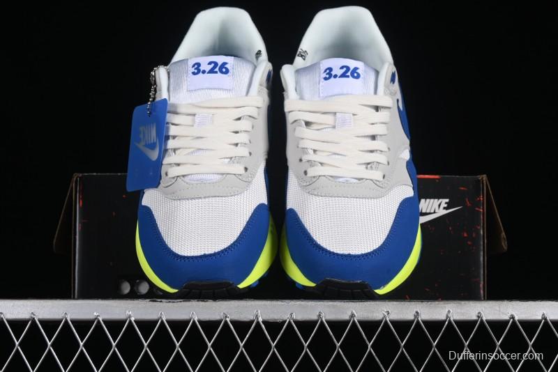 Nike Air Max 1 Premium Retro Running Shoes with Half-Sole Air Cushion - HF2903-100