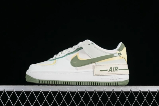 Nike Air Force 1 Shadow Low-Top Sneakers with Lightweight EVA Midsole and Anti-Slip RB Rubber Outsole - FN6335-101