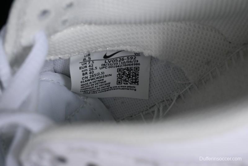 Nike SB Dunk Low Louis Vuitton Collaboration - White Grey Print High-End Custom Low-Top Casual Skate Shoes - LV0526-592