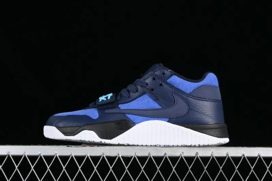 Nike Travis Scott x Jordan Cut The Check AJ1 Basketball Shoes with Velcro Strap - FZ8117-001