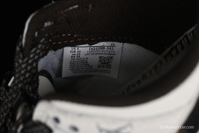 Nike Dunk Low LV Louis Vuitton - Beige Black Denim Anniversary High-End Custom Sneakers - DQ1098-341