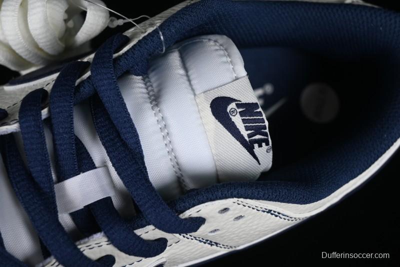 Supreme x Nike SB Dunk Low Deep Blue Colorway Low-Top Casual Skate Shoes - RM2308-238