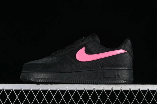 Nike Air Force 1 '07 Low Casual Sneakers in Black Starry Sky - CW2288-015