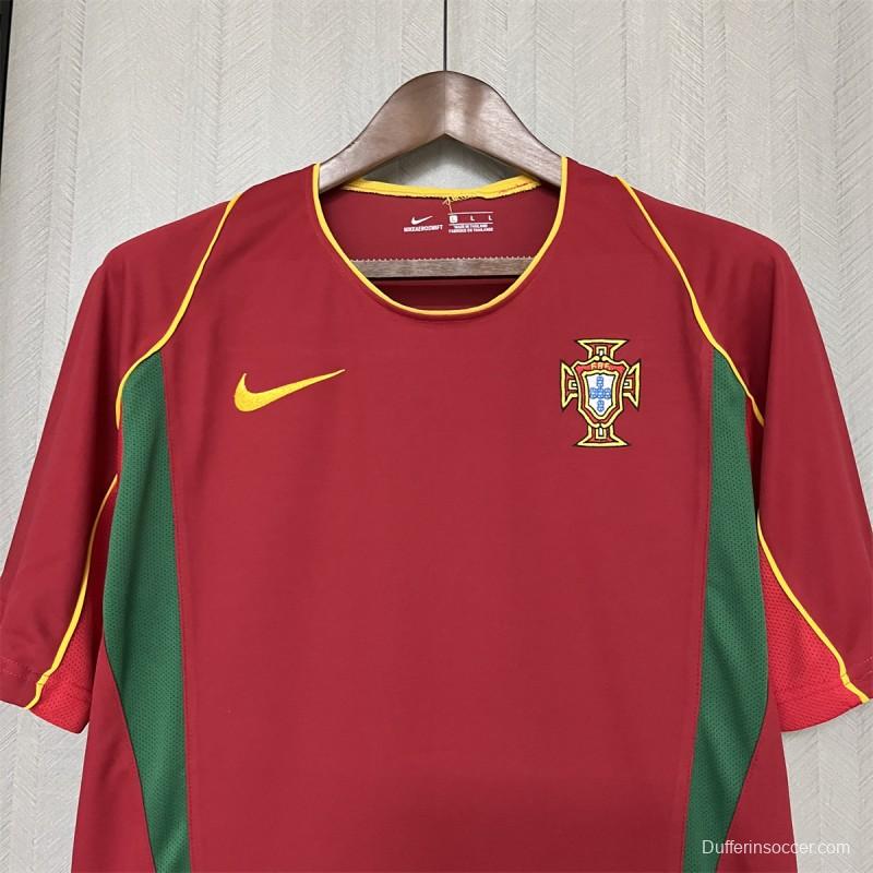 2002 Retro Portugal Home Jersey