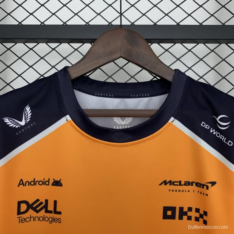 2025 F1 Formula Orange/Black Mclaren Norris T-Shirt