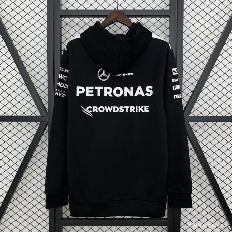 2025 F1 Formula AMG Black Hoodie