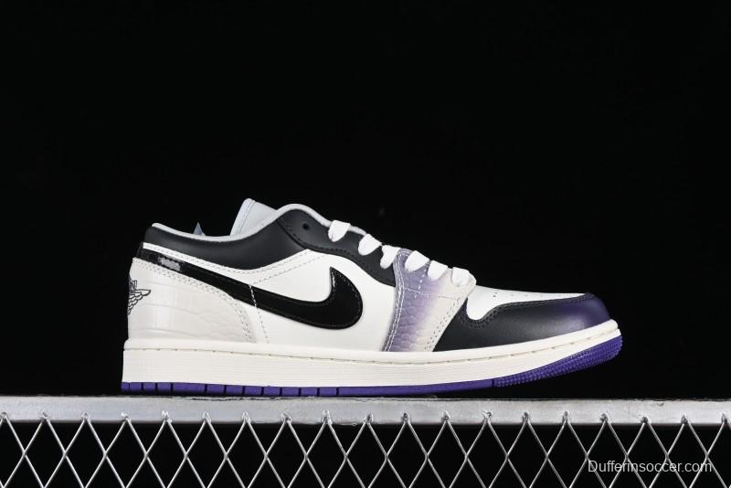 Nike Air Jordan 1 Low "Purple" Casual Sneakers - HF5759-101