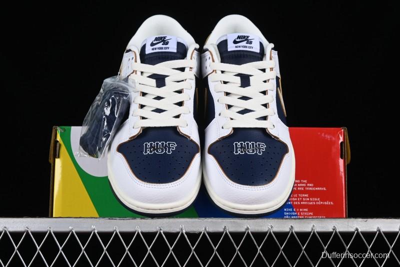 Nike HUF x SB Dunk Low NYC San Francisco Collaboration Skate Shoes - FD8775-100