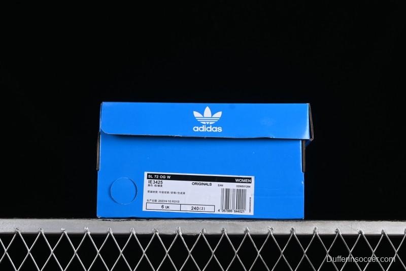 Adidas Originals SL 72 Retro Running Shoes with Nylon Upper and Suede Accents - IE3425