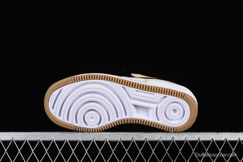 Nike Air Force 1 Shadow Low-Top Sneakers with Lightweight EVA Midsole and Anti-Slip RB Rubber Outsole - DZ1847-106