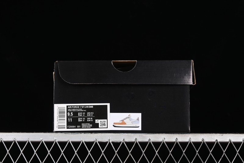 Nike Air Force 1 '07 Low Casual Sneakers with Full-Length Air Cushion - FZ6684-001
