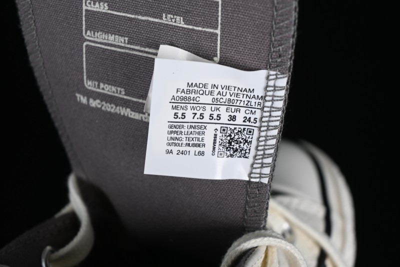 Converse Chuck Taylor High Top Casual Sneakers D&D 50th Anniversary Collaboration - A09884C