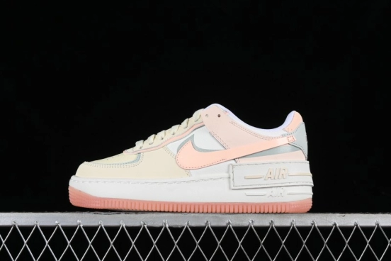 Nike Air Force 1 Shadow Low-Top Sneakers with Lightweight EVA Midsole - DZ1847-105