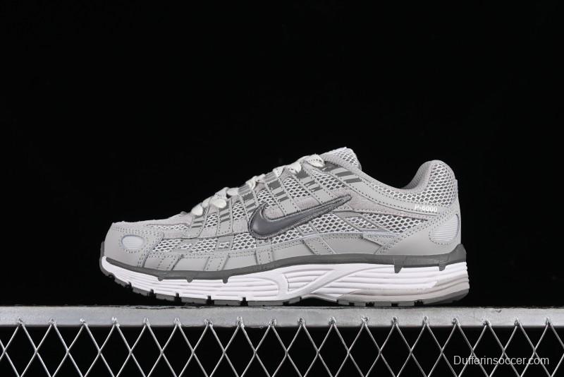 Nike P-6000 Prm Retro Casual Sneakers with Lightweight Design - FN6837-012