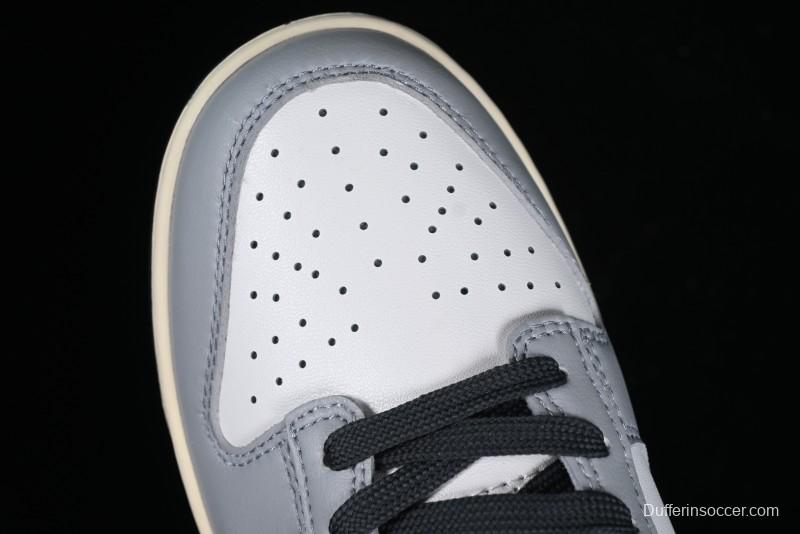 Nike Dunk Low SB Light Smoke Grey White Grey Casual Skate Shoes - DD1503-117