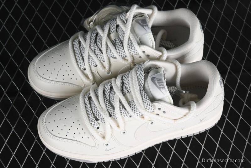 Nike SB Dunk Low LV Collaboration Anniversary Edition Custom Low-Top Casual Sneakers - XX2025-332