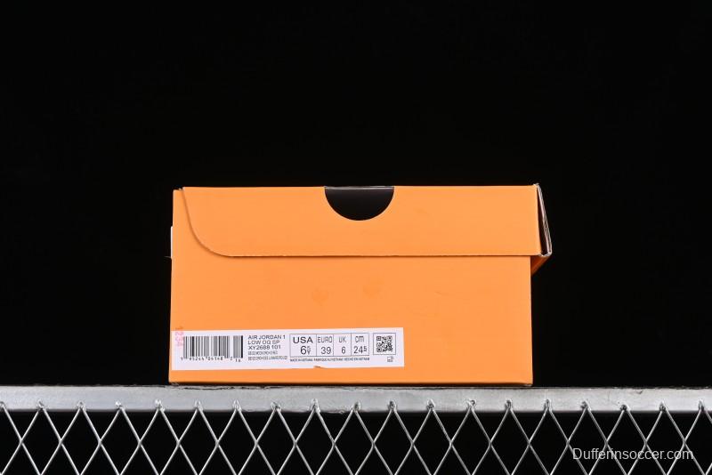 Nike Travis Scott x Fragment Design x Air Jordan 1 Low OG SP AJ1 LV Collaboration Casual Sneakers - XY2688-101