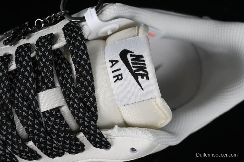 Nike Air Force 1 '07 Low Stussy Collaboration - Beige Black Gum Sole Low-Top Casual Sneakers - XZ5688-001