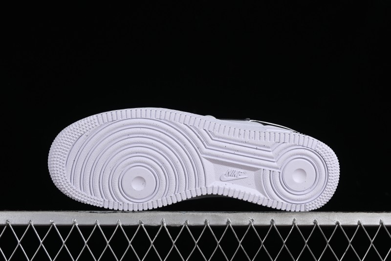 Nike Air Force 1 '07 Low Black White Broken Hook Casual Sneakers - HF9096-100
