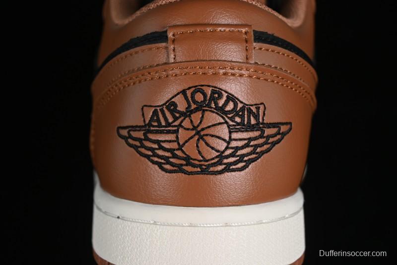 Nike Air Jordan 1 Low AJ1 Black Mocha Casual Sneakers - DC0774-021