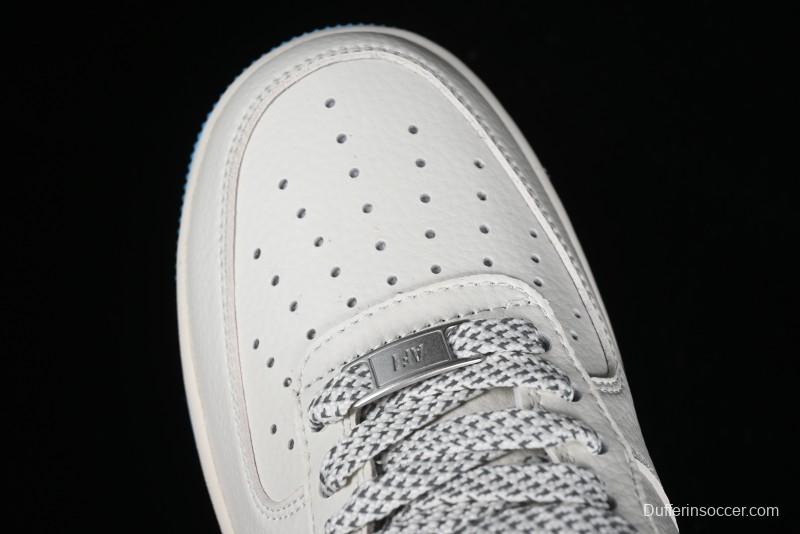 Nike Supreme x Air Force 1'07 Low Casual Sneakers in Lake Blue - HD1968-024