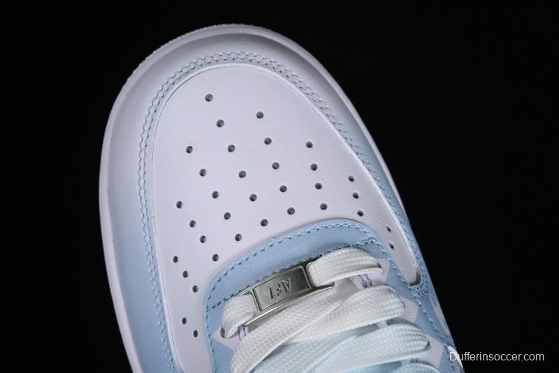 Nike Air Force 1 Low Witch Collaboration Custom Leather Sneakers with Full-Length Air Cushion - CW2288-111