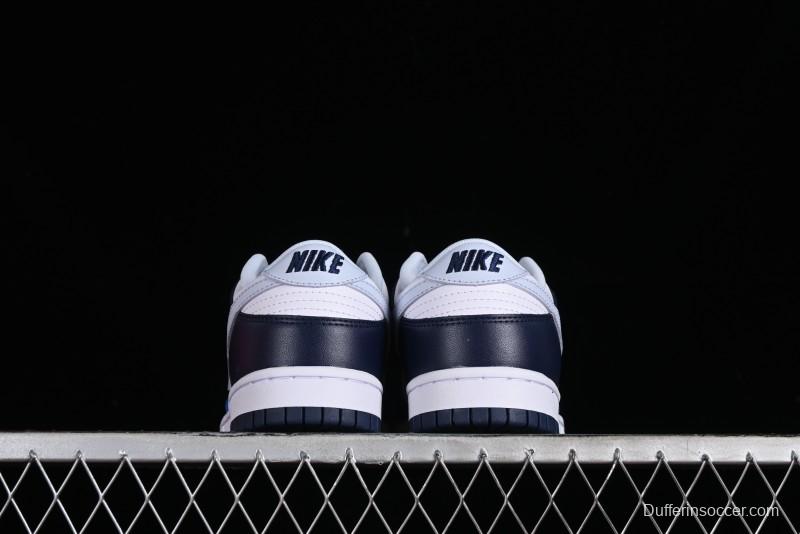 Nike SB Dunk Low Casual Skate Shoes in Black, White, and Blue - FQ8826-100