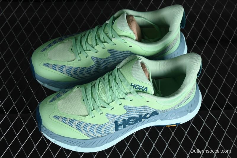 Hoka One One Mafate Speed 4 Low-Cut Professional Trail Running Shoes - 1129930 LGOM